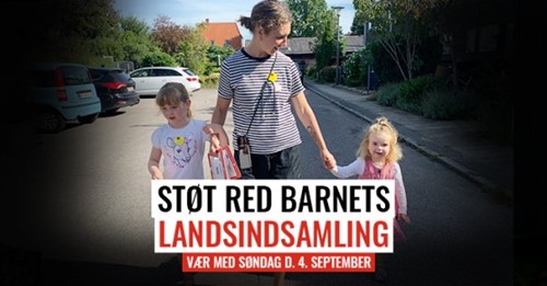 Mette samler ind i Viby Sjælland