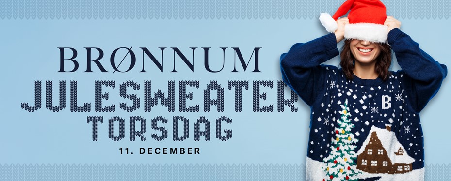 Oluf Brønnum & Co. A/S  Støtter Red Barnets Julesweatertorsdag