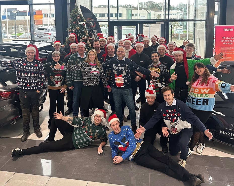 Matchbilers indsamling til julesweatertorsdag